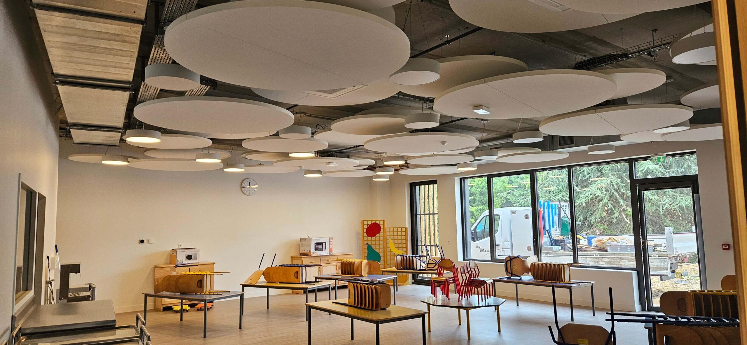 Groupe scolaire dravemont 2 cité du vin bordeaux plafondécor